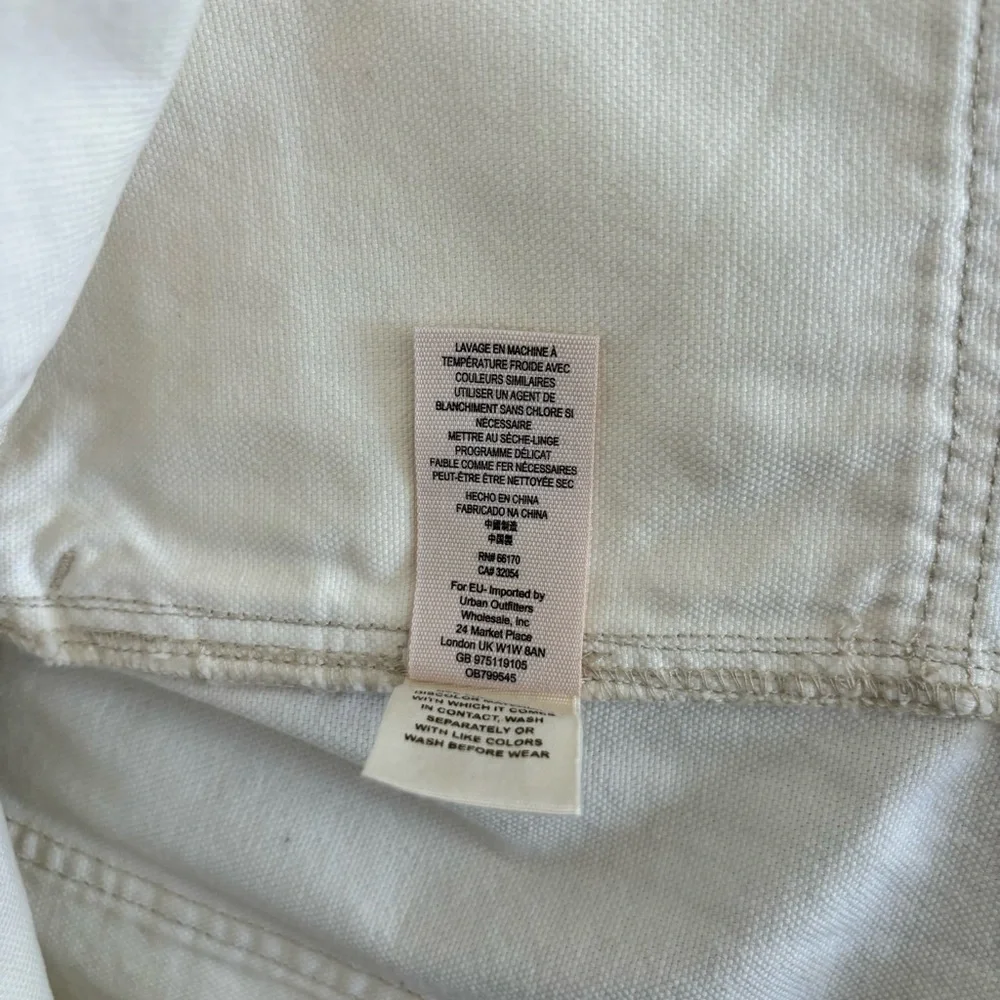New! Free People Canvas‎ Relaxed Cargo Denim Mini Skirt Size 26 Coastal Cowgirl
